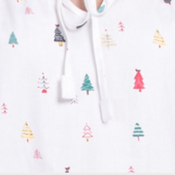 PETITE PLUME Cotton Merry Trees Delphine Nightgown - Picture 4 of 4
